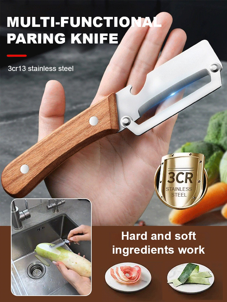 Large Stainless Steel Multipurpose Paring Knife