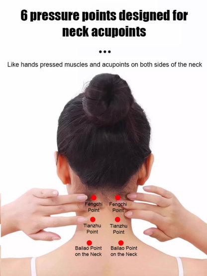 Ergonomic cervical massage pillow