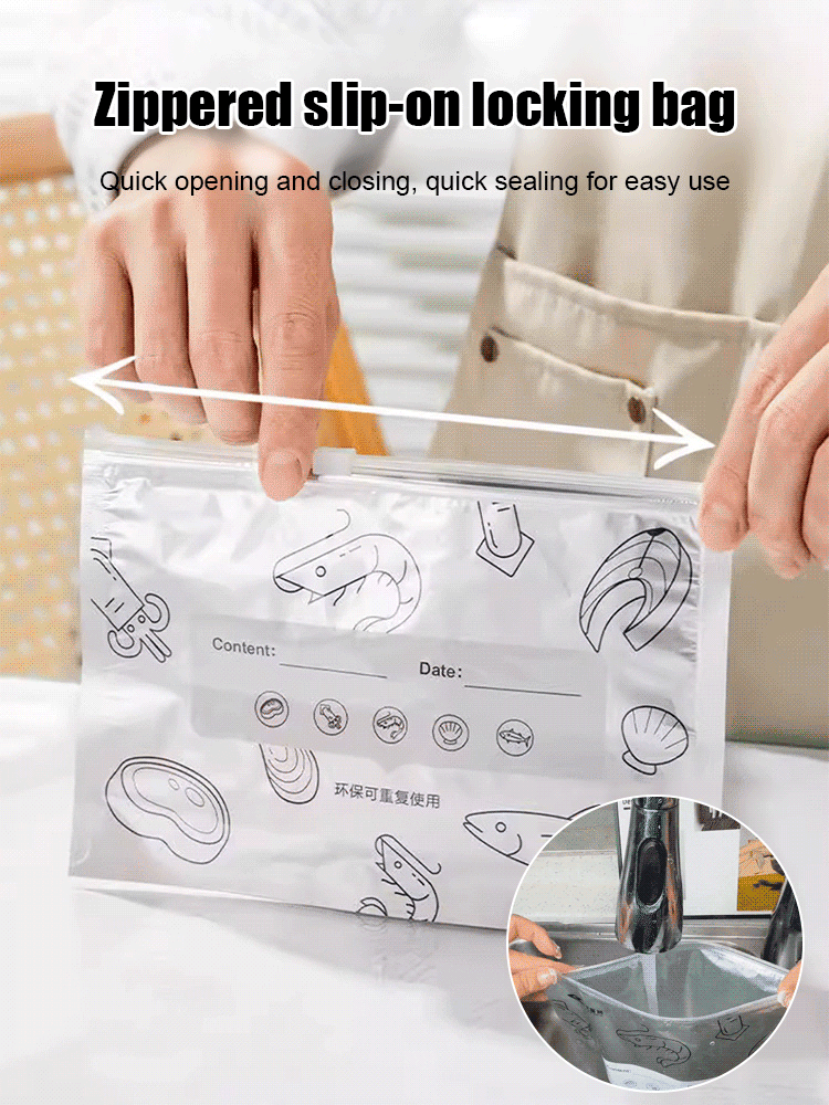 【Lock in freshness】Aluminum foil antibacterial fresh-keeping bag 