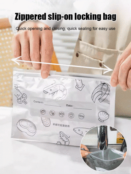 【Lock in freshness】Aluminum foil antibacterial fresh-keeping bag 