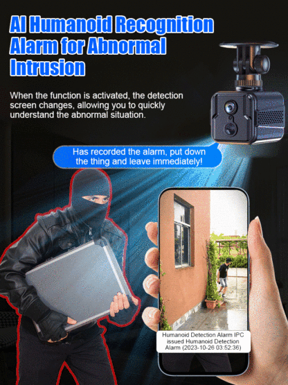 4G Remote Intelligent Surveillance Camera