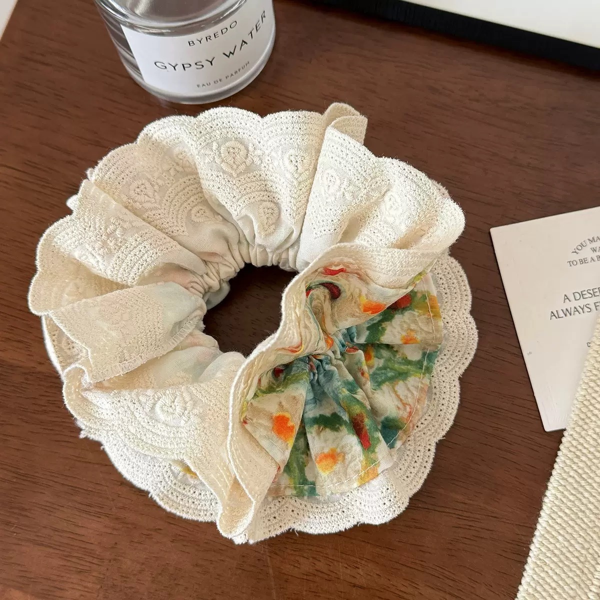 Brightness And Dolorous Hair Scrunchies