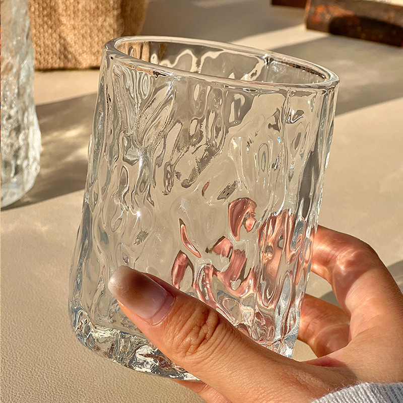 水波紋玻璃杯家用
