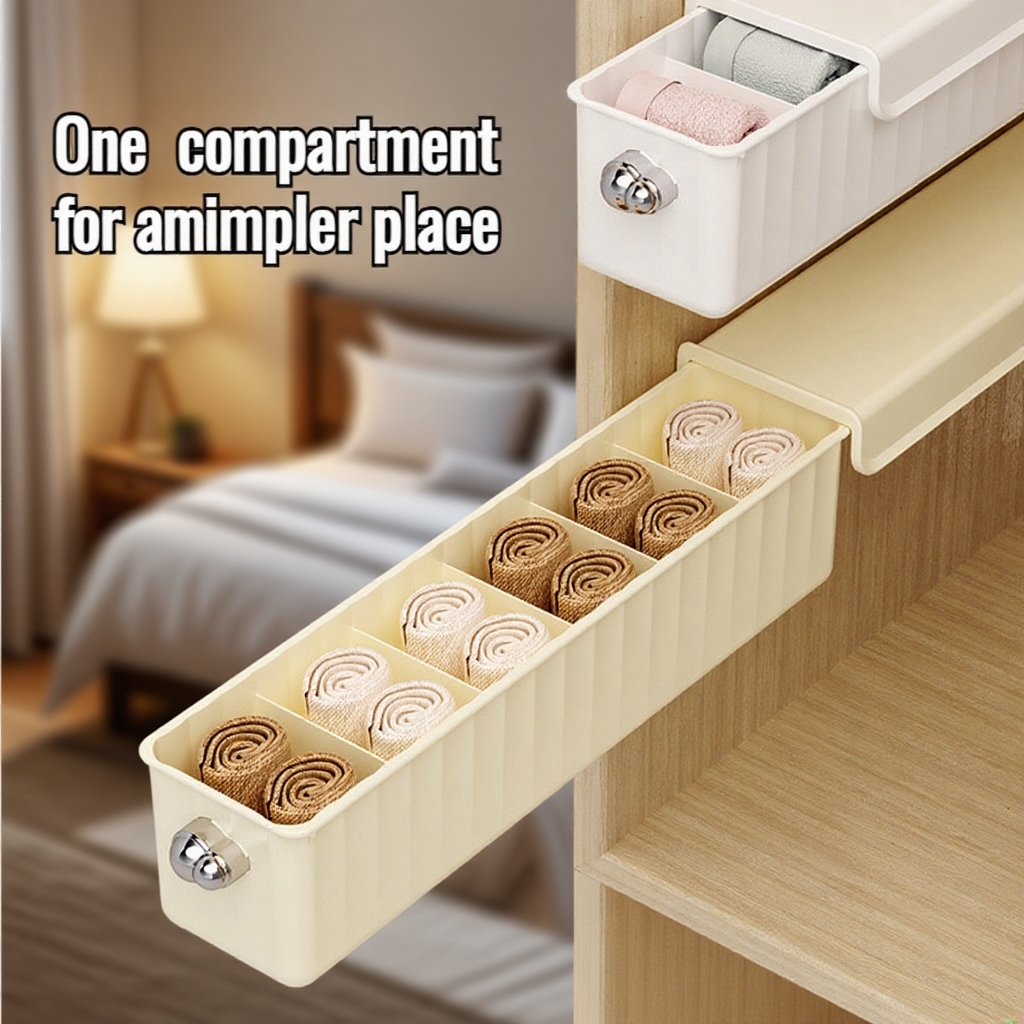 Wall-mounted Home Underwear Storage Box