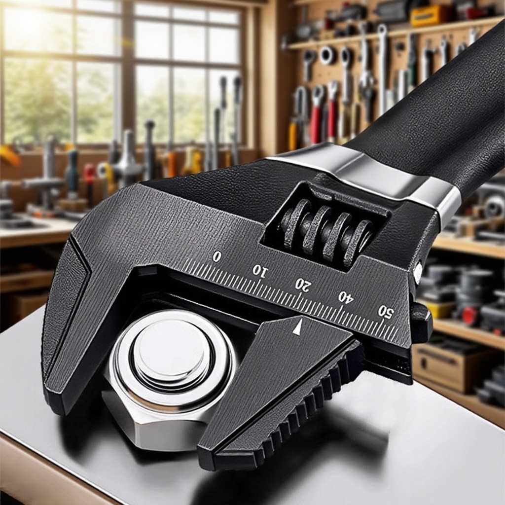 Multi-purpose Large Opening Short Handle Wrench for Pipeline Work