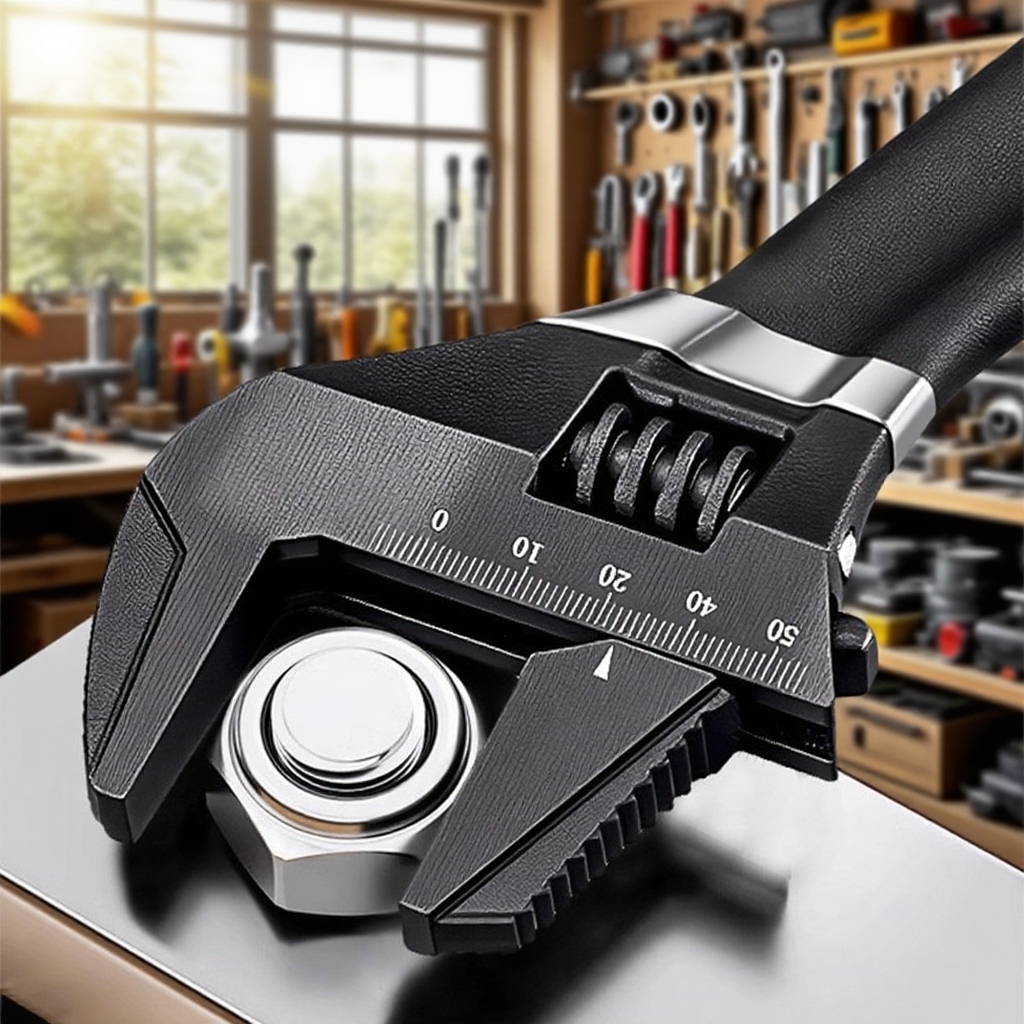 Multi-purpose Large Opening Short Handle Wrench for Pipeline Work