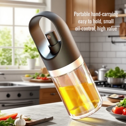 High Quality Leak-Proof Glass Oil Spray Pot for Kitchen, Fat Reduction and Fine Atomization