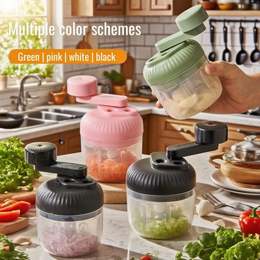 Multifunctional Manual Food Processor for Home Use