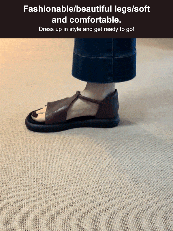 🩴Orthopedic Leather Sandals: Japanese Handmade Arch Support for Plantar Fasciitis & Flat Feet Relief