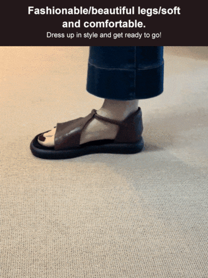 🩴Orthopedic Leather Sandals: Japanese Handmade Arch Support for Plantar Fasciitis & Flat Feet Relief