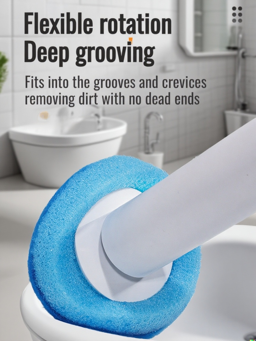  Unlimited Angle-Free Disposable Toilet Brush