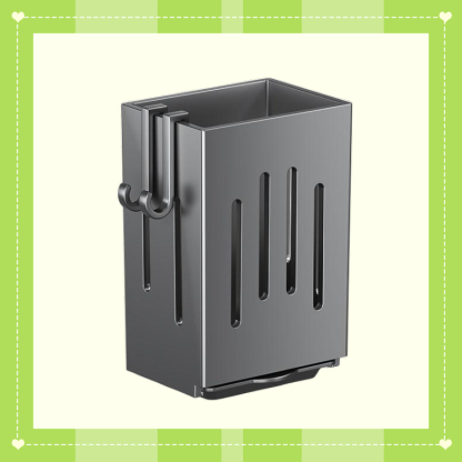 Convenient Wall-Mounted Kitchen Chopsticks and Knife Storage Rack