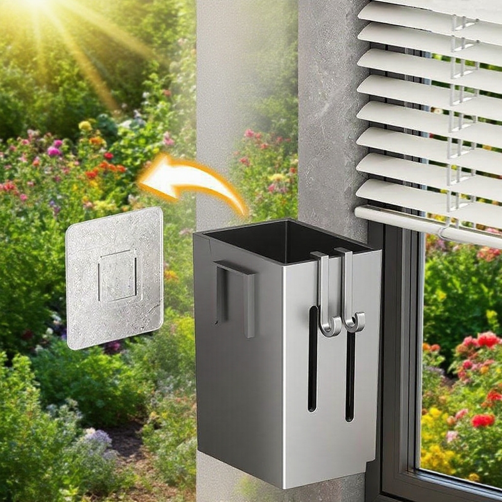 Convenient Wall-Mounted Kitchen Chopsticks and Knife Storage Rack