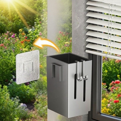 Convenient Wall-Mounted Kitchen Chopsticks and Knife Storage Rack