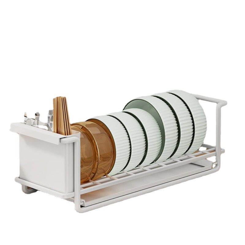 ชั้นวางจานชามแบบดึงออกได้