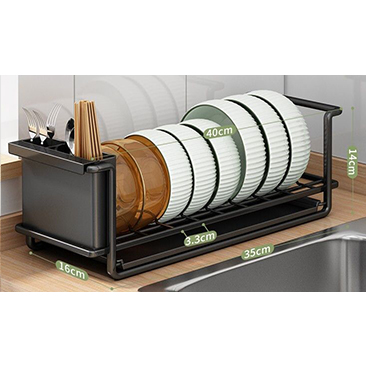 ชั้นวางจานชามแบบดึงออกได้