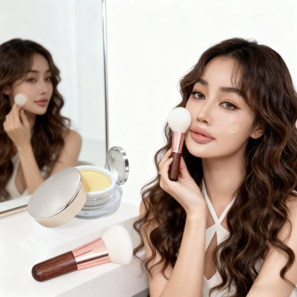 【ซื้อ 1 ชิ้น รับฟรีแปรงรองพื้น】คอนซีลเลอร์ปกปิดได้ดีขายดี ช่างแต่งหน้ามืออาชีพก็ใช้ครับ