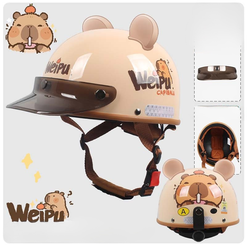 【หมวกกันน็อคไฟฟ้า 4 ฤดู】ใส่สบายทุกสภาพอากาศ ปลอดภัยไร้กังวล