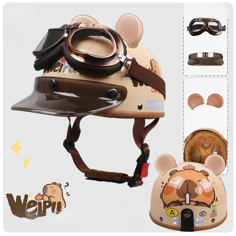 【หมวกกันน็อคไฟฟ้า 4 ฤดู】ใส่สบายทุกสภาพอากาศ ปลอดภัยไร้กังวล