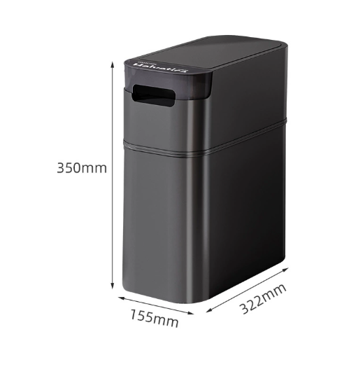 【✨เปิดฝาเอง ไม่ต้องสัมผัส! 】ถังขยะเซ็นเซอร์อัจฉริยะ