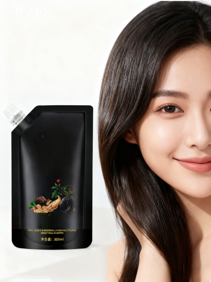 【หยุดผมร่วง! ดูผลลัพธ์หลังใช้ 2 สัปดาห์】แชมพูป้องกันผมร่วงโสมและโชวู