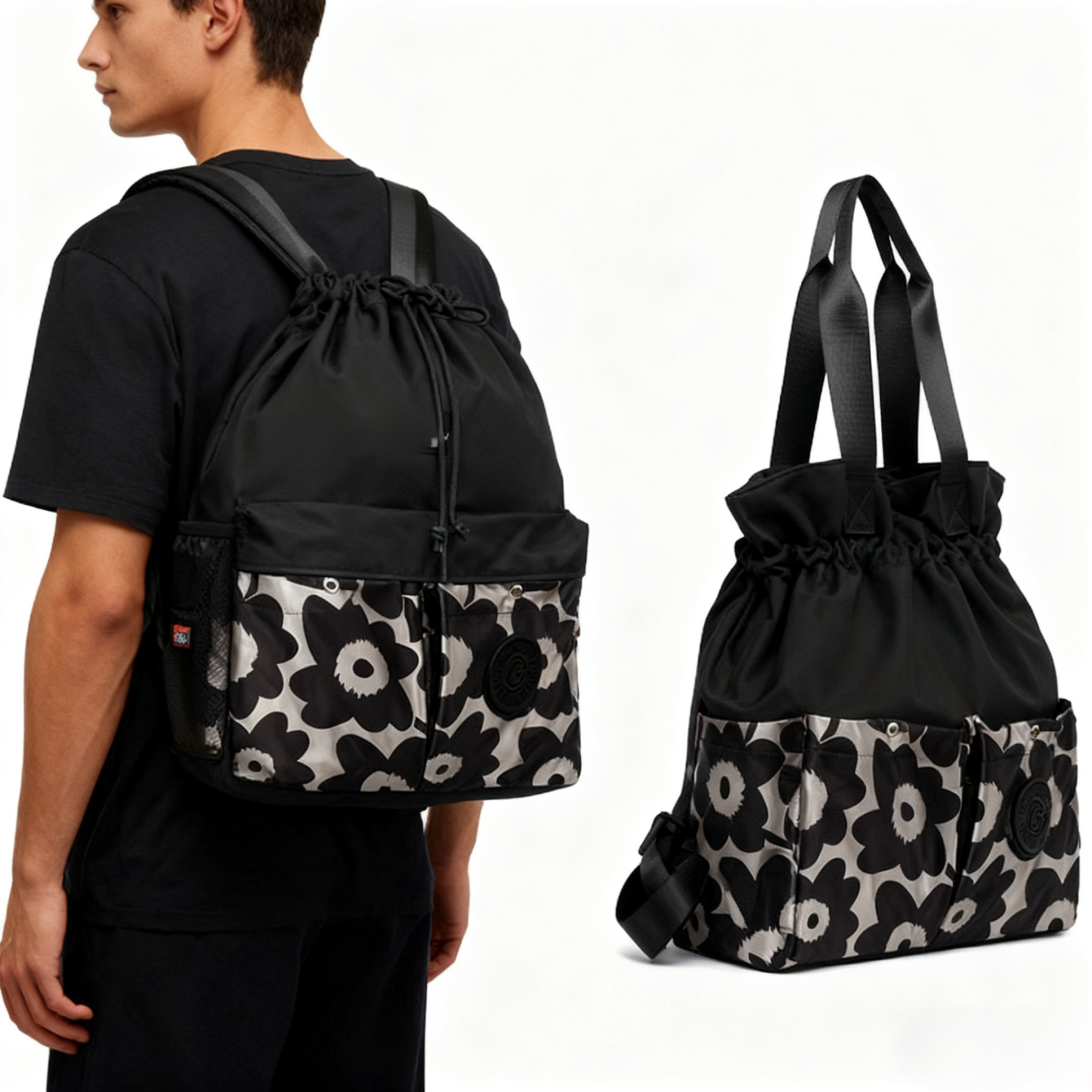 【ความจุขนาดใหญ่  ทนแน่น】กระเป๋าเดินทางผ้าอ็อกซ์ฟอร์ด กันน้ำ-ใช้ได้หลากหลาย