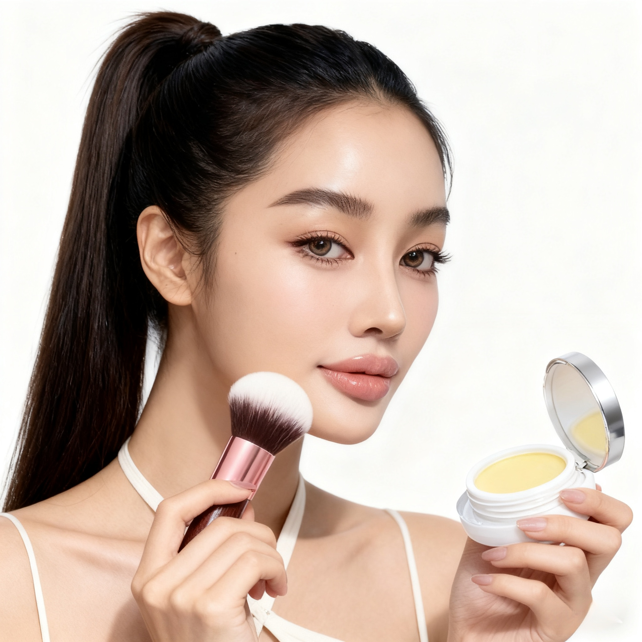 【ซื้อ 1 ชิ้น รับฟรีแปรงรองพื้น】คอนซีลเลอร์ปกปิดได้ดีขายดี ช่างแต่งหน้ามืออาชีพก็ใช้ครับ