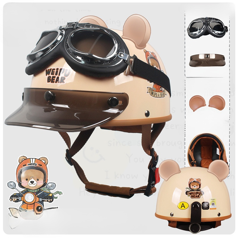 【หมวกกันน็อคไฟฟ้า 4 ฤดู】ใส่สบายทุกสภาพอากาศ ปลอดภัยไร้กังวล