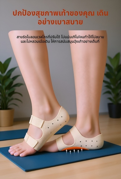แผ่นรองเท้าซิลิโคนรองรับอุ้งเท้า