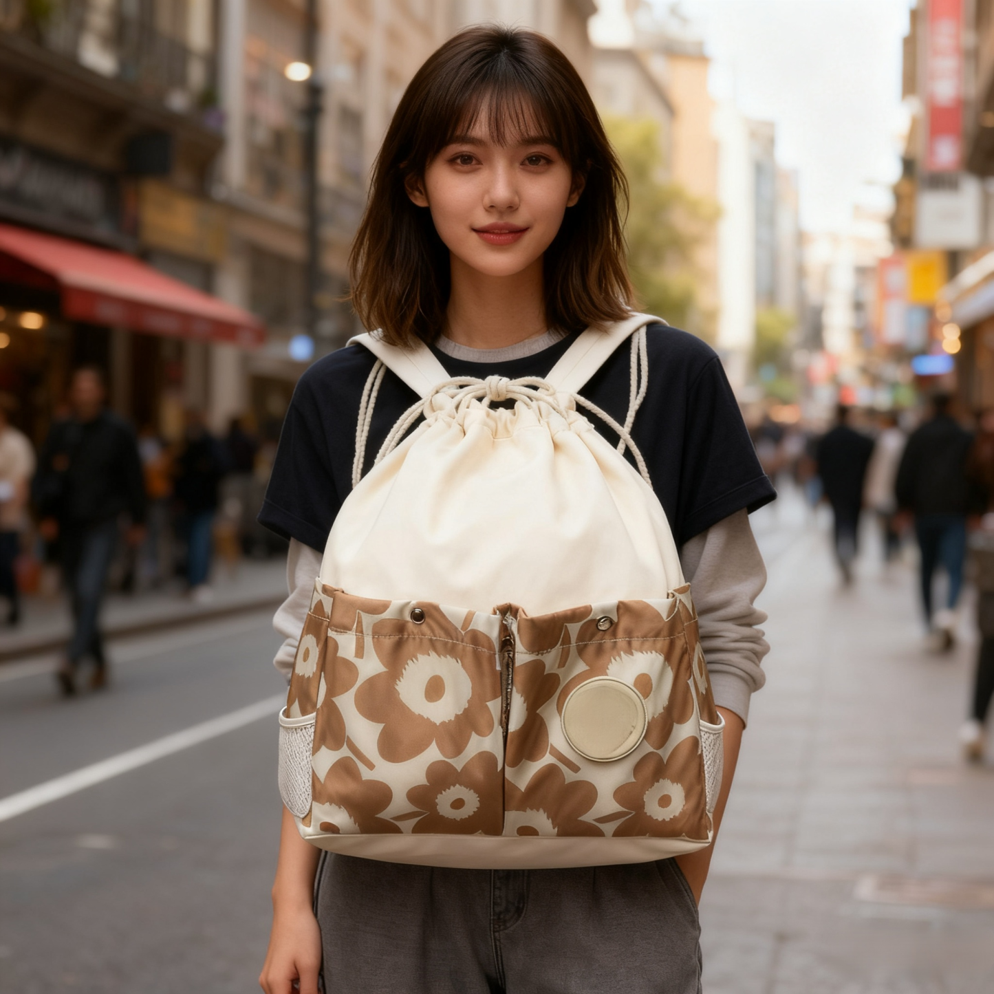 【ความจุขนาดใหญ่  ทนแน่น】กระเป๋าเดินทางผ้าอ็อกซ์ฟอร์ด กันน้ำ-ใช้ได้หลากหลาย