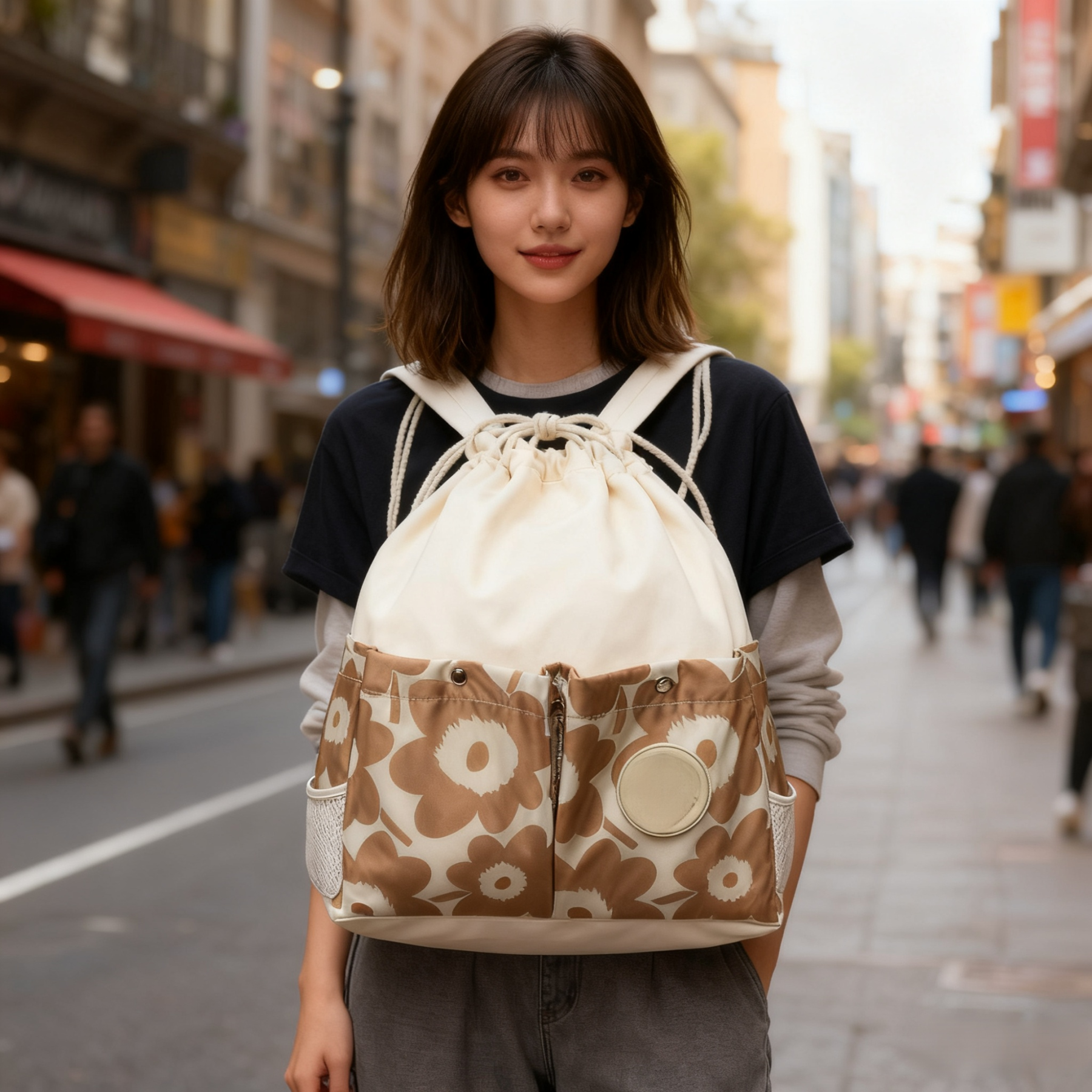 【ความจุขนาดใหญ่  ทนแน่น】กระเป๋าเดินทางผ้าอ็อกซ์ฟอร์ด กันน้ำ-ใช้ได้หลากหลาย