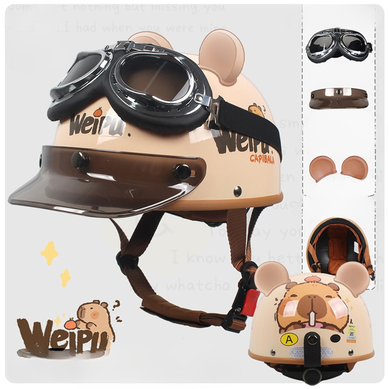 【หมวกกันน็อคไฟฟ้า 4 ฤดู】ใส่สบายทุกสภาพอากาศ ปลอดภัยไร้กังวล