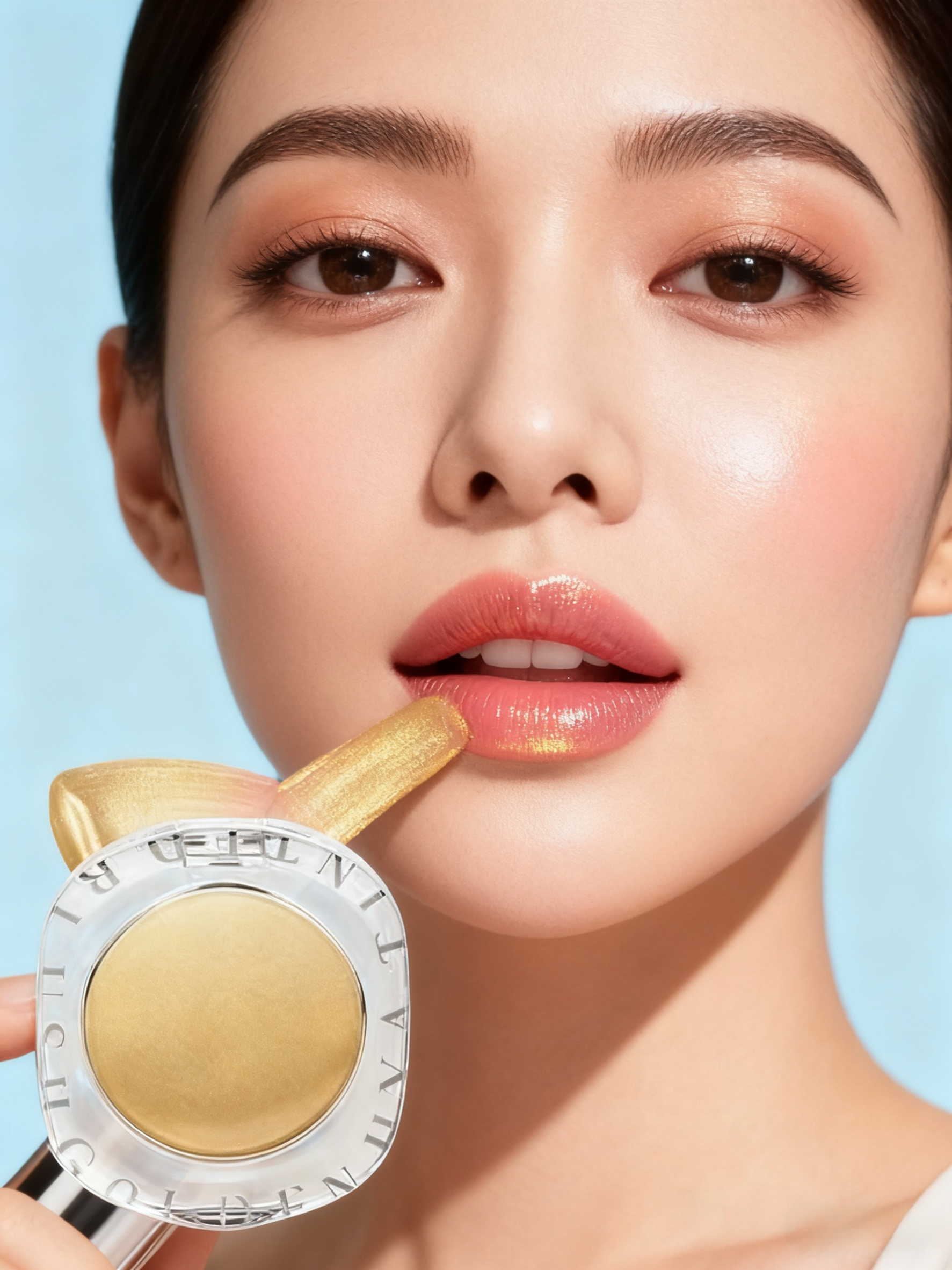 【ซื้อ 1 แถม 1 ไม่หลุดแม้ฝนตกหนัก】เปลี่ยนสีครีมบำรุงริมฝีปากและแก้ม