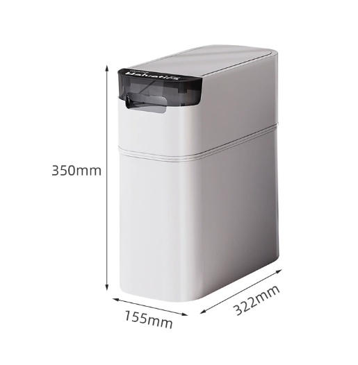 【✨เปิดฝาเอง ไม่ต้องสัมผัส! 】ถังขยะเซ็นเซอร์อัจฉริยะ