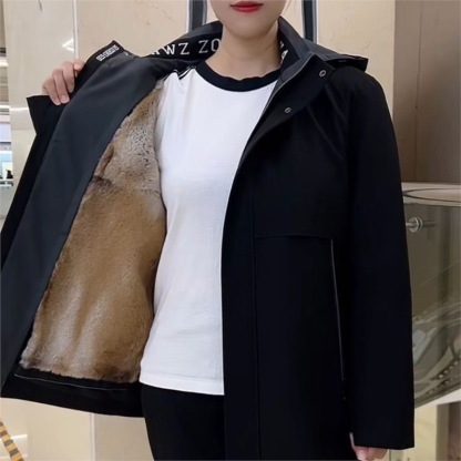 男士皮草派克服