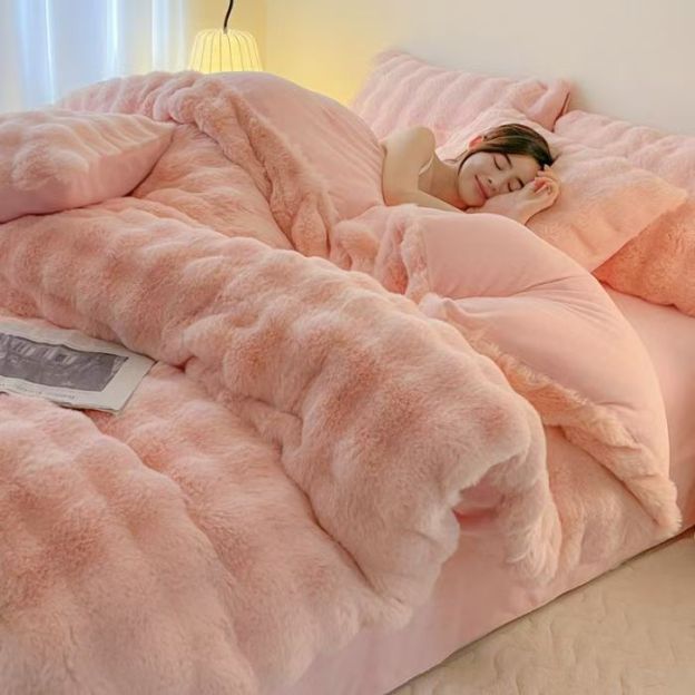 高克重兔絨加厚雙面絨床品