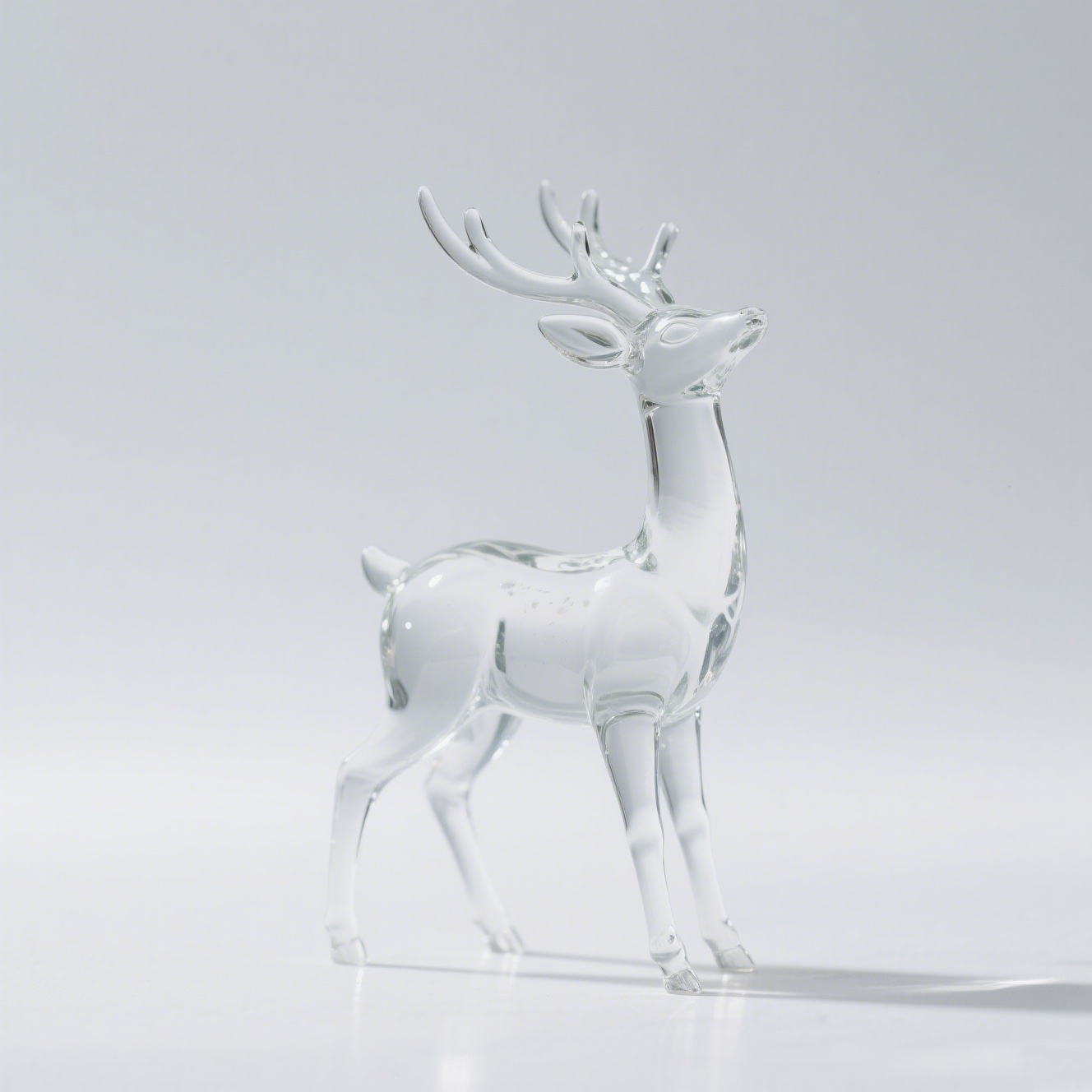 【精緻小巧】手工玻璃鹿小擺飾3个装