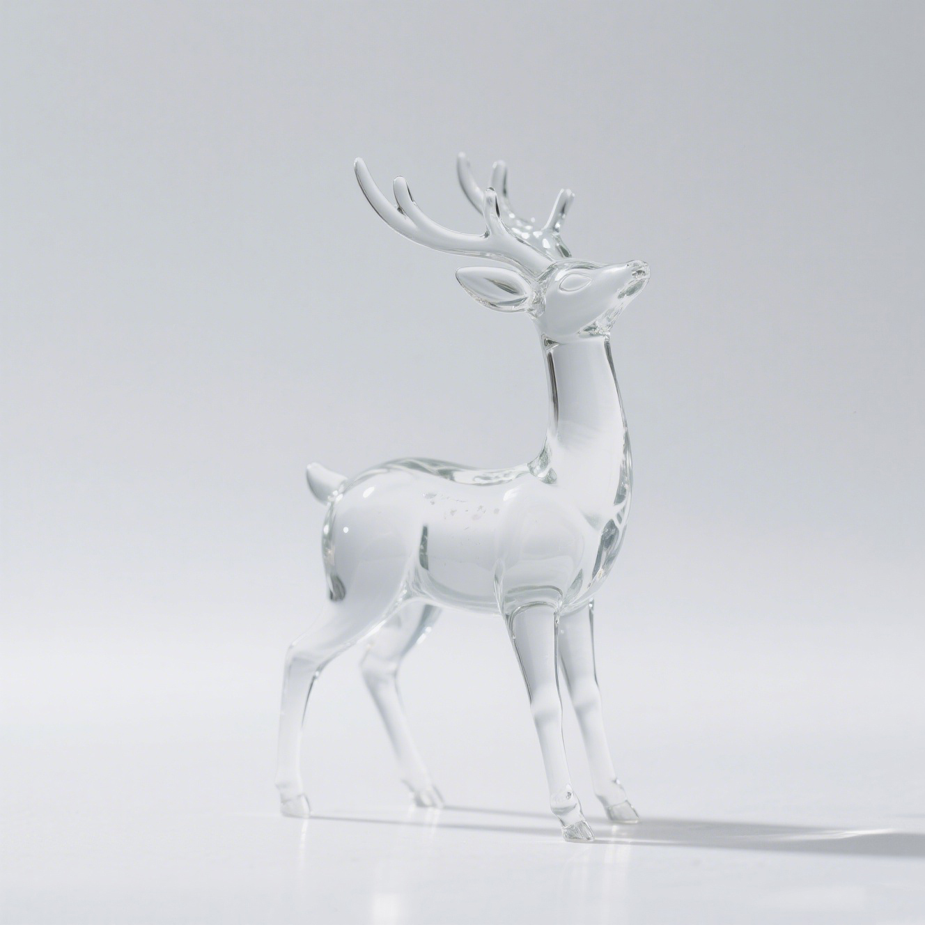 【精緻小巧】手工玻璃鹿小擺飾3个装
