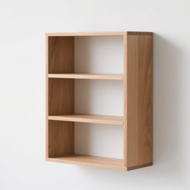 【無印風】實木多層收納書架