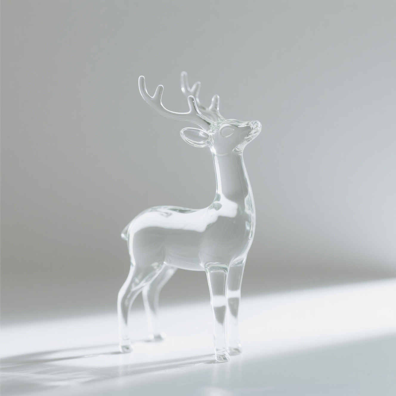 【精緻小巧】手工玻璃鹿小擺飾3个装
