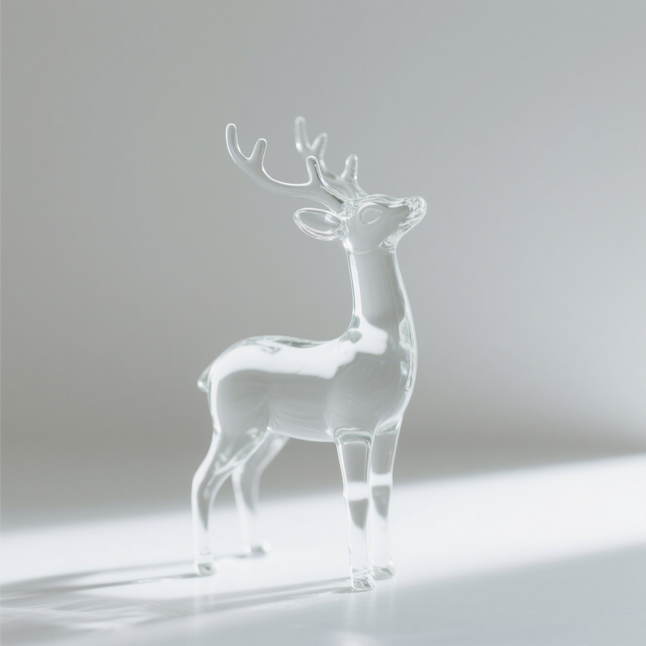 【精緻小巧】手工玻璃鹿小擺飾3个装