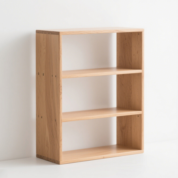 【無印風】實木多層收納書架