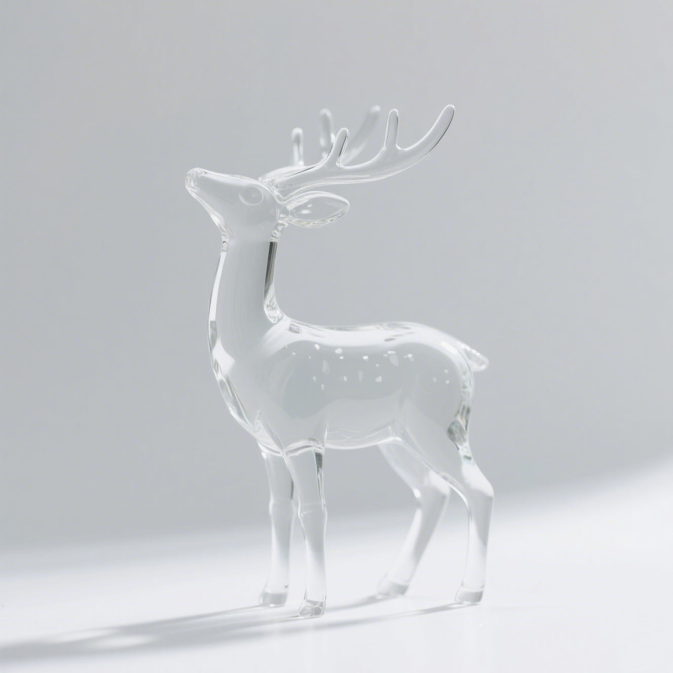 【精緻小巧】手工玻璃鹿小擺飾3个装