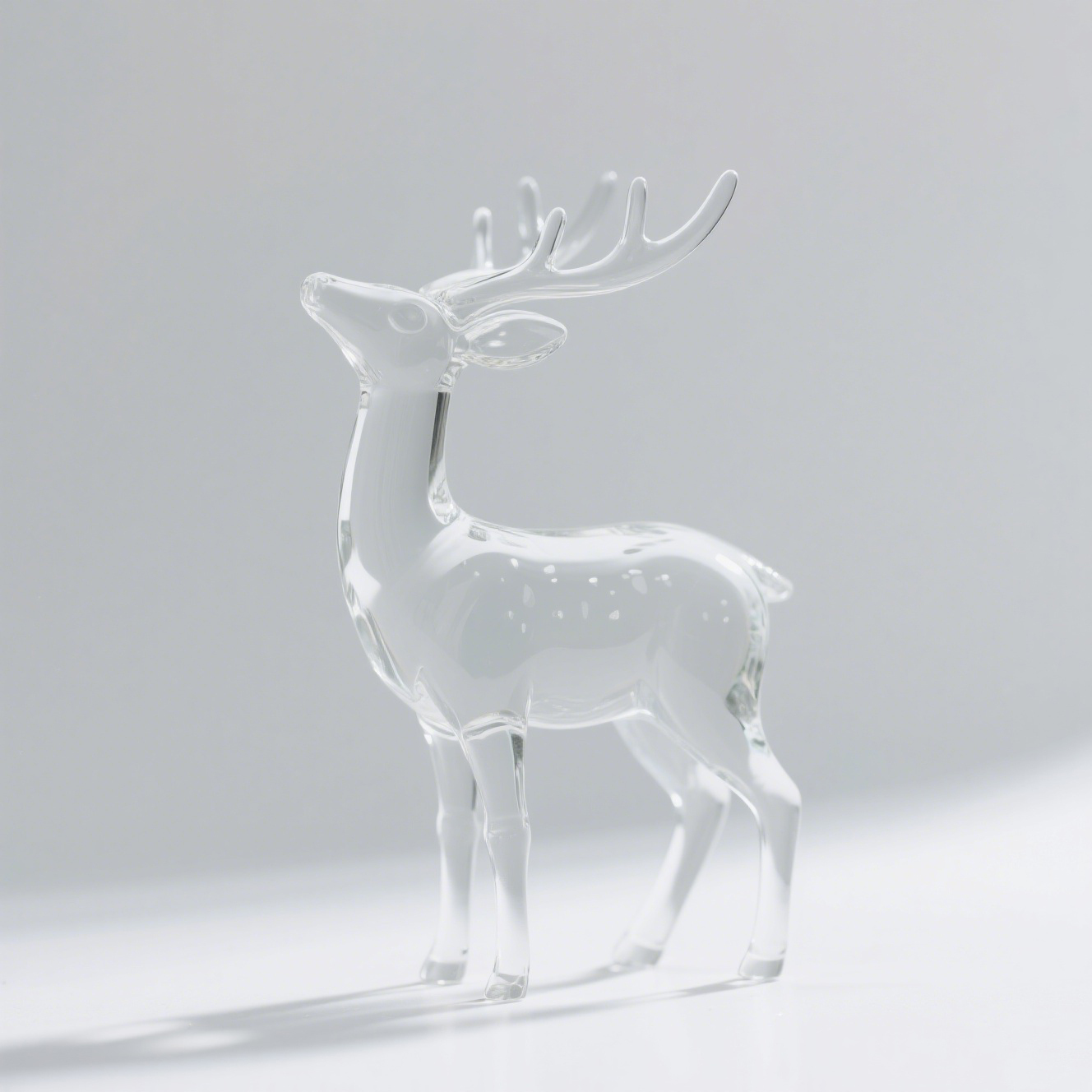 【精緻小巧】手工玻璃鹿小擺飾3个装