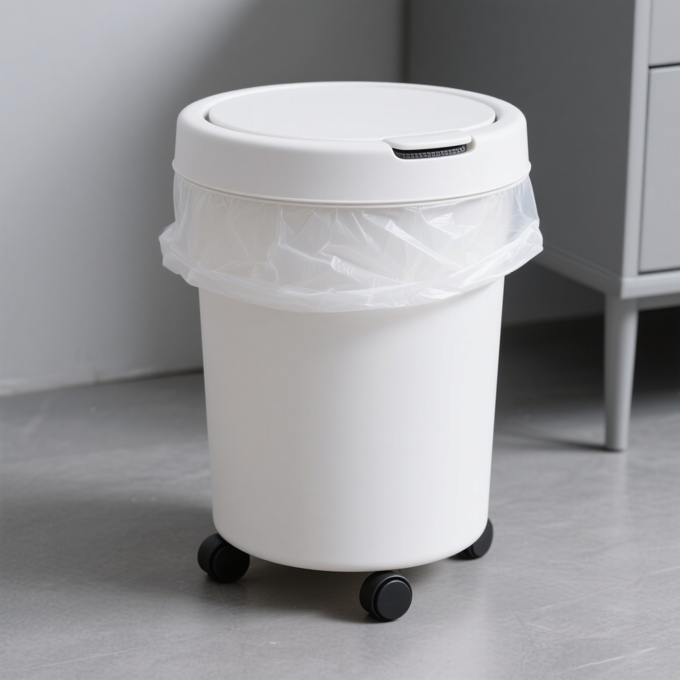 ถังขยะฝาพับมีล้อ