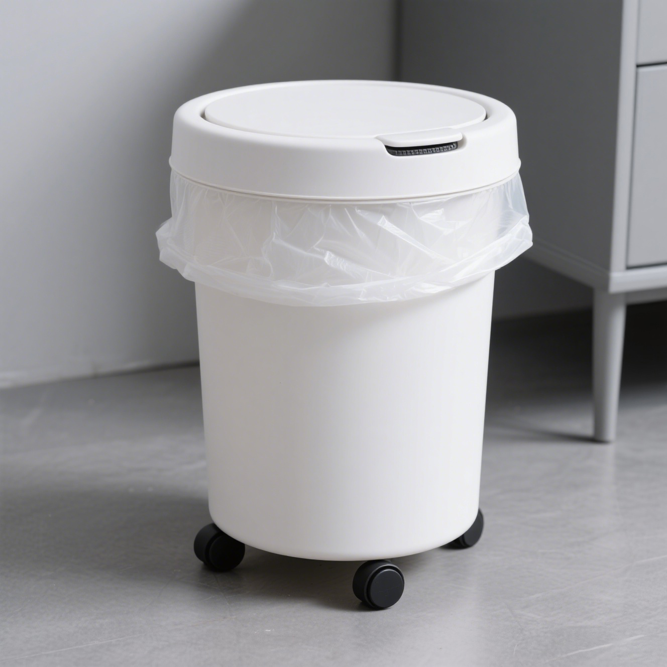 ถังขยะฝาพับมีล้อ