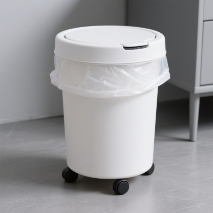 ถังขยะฝาพับมีล้อ