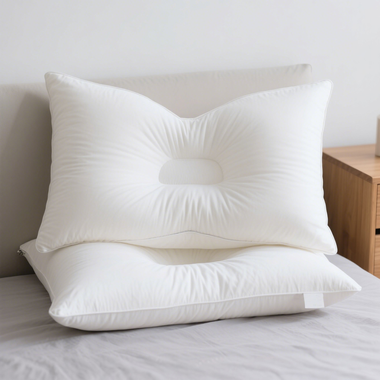หมอนหนุนคอที่ให้ความรู้สึกเหมือนนอนอยู่บนก้อนเมฆ ช่วยให้นอนหลับสนิท