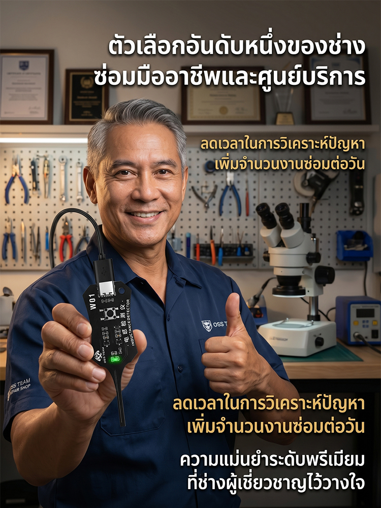 OSS เครื่องตรวจเช็คคอยล์และเมนบอร์ด | เช็คไฟมือถือ | วิเคราะห์อาการเสียใน 1 วิ | ปลอดภัยไม่ช็อต