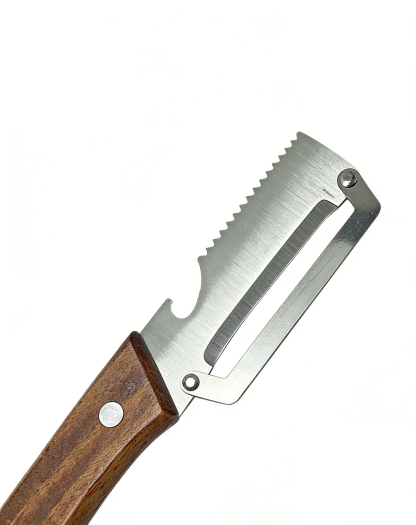 ที่ปอกเปลือกสแตนเลส 304 ไซส์จัมโบ้ หน้ากว้างพิเศษ | มีดปอกมัลติฟังก์ชัน 3-in-1 ปอก/สไลด์/หั่นฝอย | คมกริบ ไม่เป็นสนิม ด้ามจับถนัดมือ